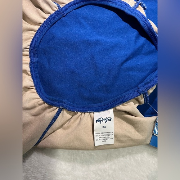 Dolfin Women's Royal Blue One Piece Swimsuit - Picture 7 of 12